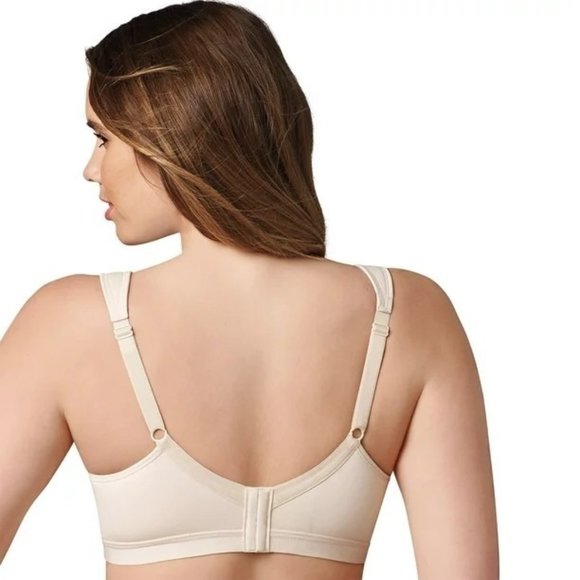 PLAYTEX 18 Hour Active Breathable Comfort Wireless Full Coverage Bra White 40DD - Picture 2 of 3